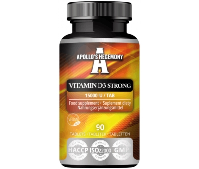 APOLLO´S HEGEMONY Vitamin D3 Strong 90 tabs.