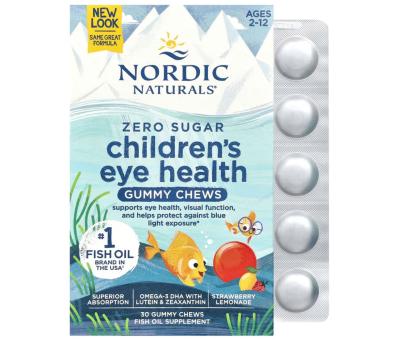 NORDIC NATURALS Children´s Eye Health 30 gummies Strawberry Lemonade