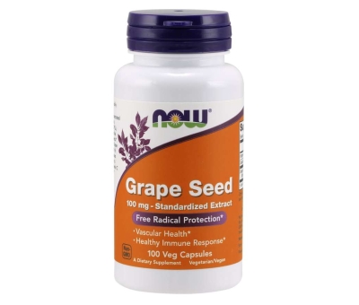 NOW FOODS Grape Seed Standardized Extract 100mg - 100 vcaps