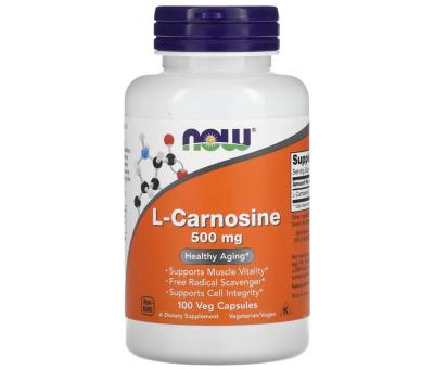 NOW FOODS L-Carnosine 500mg - 100 vcaps