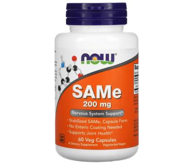 NOW FOODS SAMe 200mg - 60 vcaps