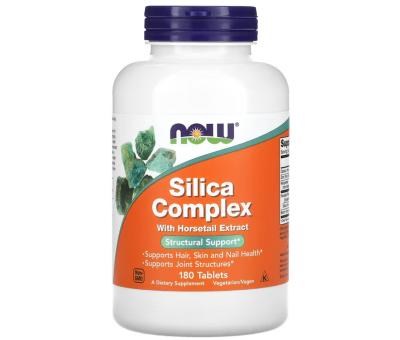 NOW FOODS Silica Complex with Horsetail Extract - 180 tablets