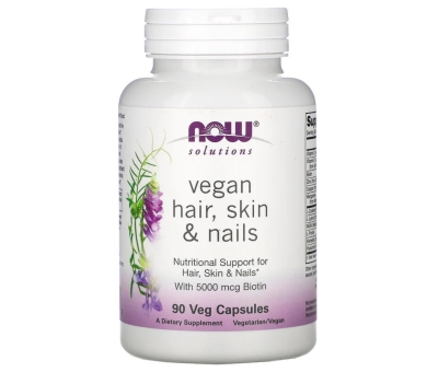 NOW FOODS VEGAN Hair, Skin & Nails 90vcaps