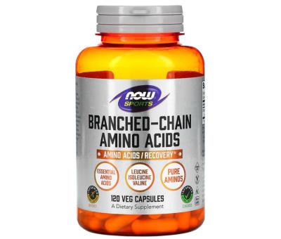 NOW FOODS Branched-Chain Amino Acids(BCAA) 120 Veg Caps