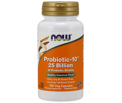 NOW FOODS Probiotic-10, 25 Billion - 50 vcaps