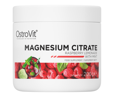 OstroVit Magnesium Citrate 200g Raspberry lemonade with mint