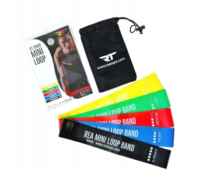 PURE 2Improve Resistance Bands set of 5 (väikeste treeningkummide komplekt)