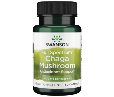 SWANSON Chaga Mushroom 400mg - 60caps
