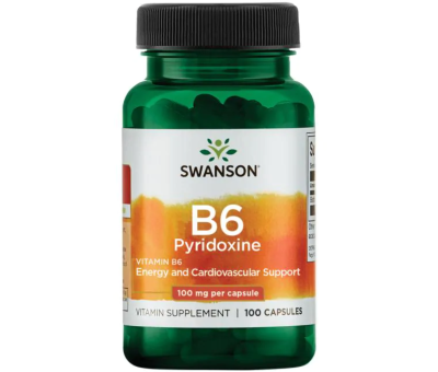 SWANSON Vitamin B6 100mg - 100 caps