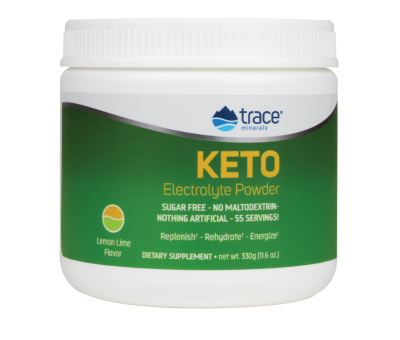 Trace Minerals Keto Electrolyte 330 grams Lemon Lime